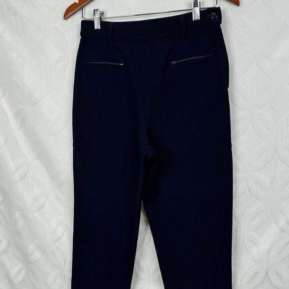 Vintage Guess Men's Navy Ribbed Trouser Pants Size 28 Made in the USA - Picture 4 of 7